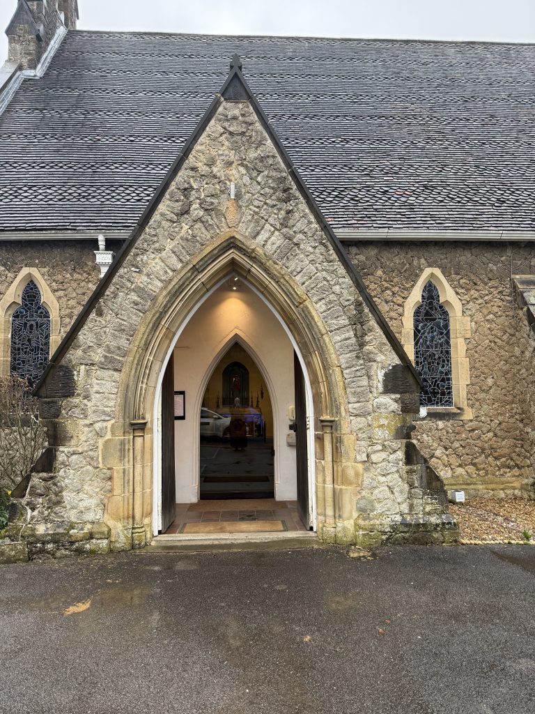 The main door of St John's